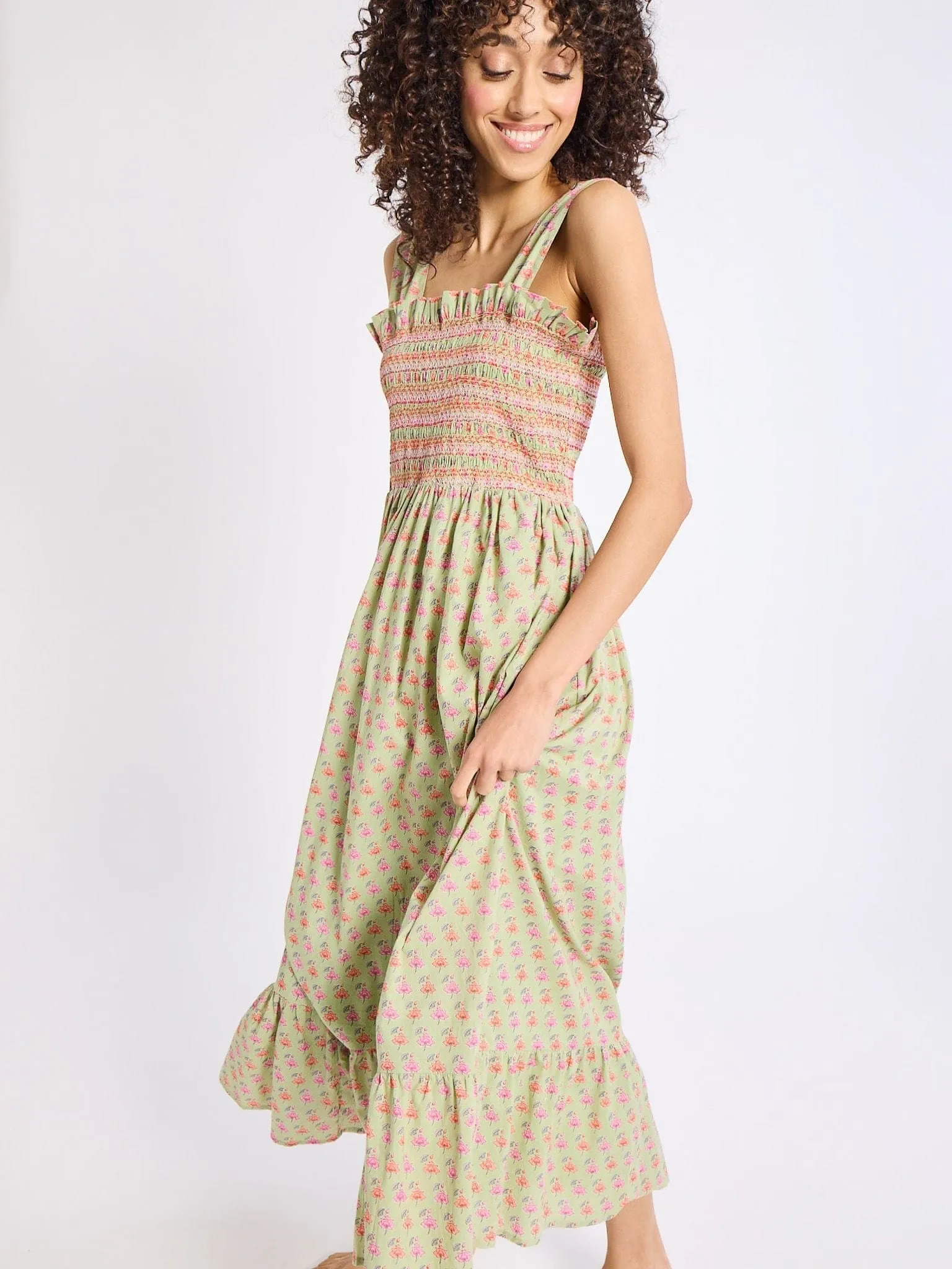 Garden Dress in Tulip Print chic mood