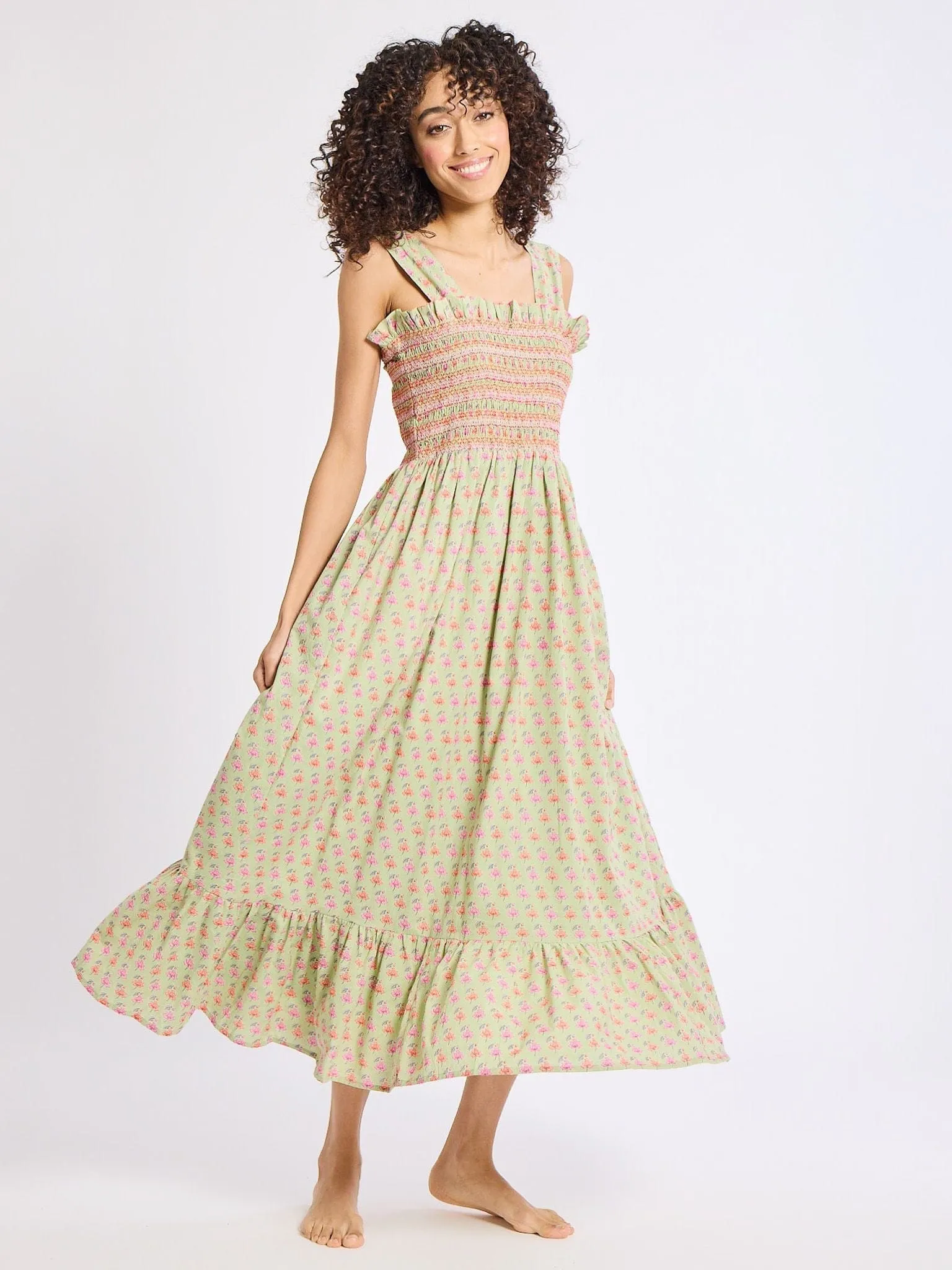 Garden Dress in Tulip Print fun mode