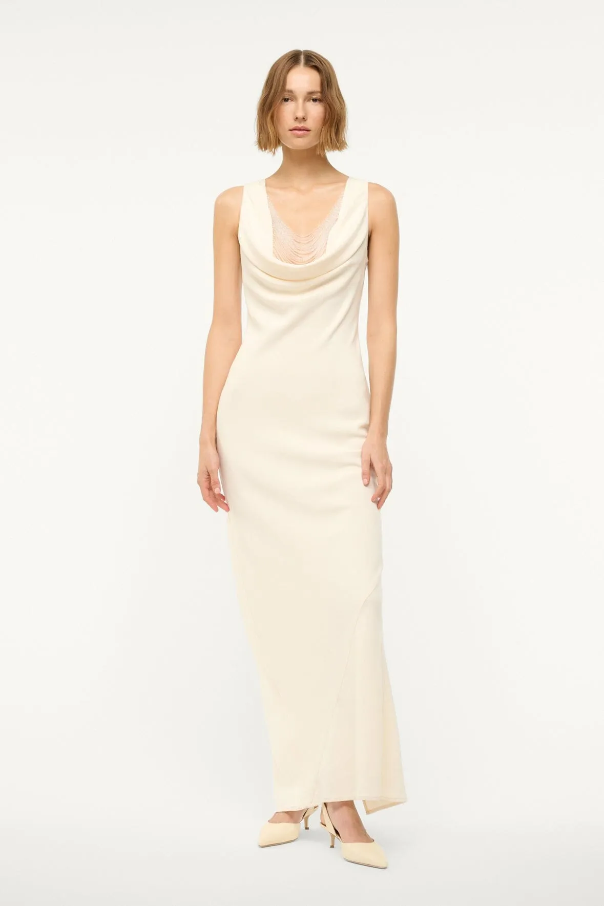 GIA DRESS | IVORY refined tone