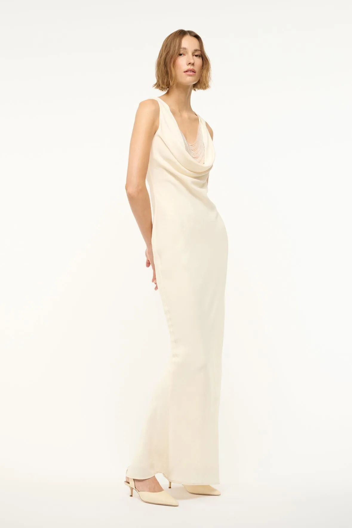 GIA DRESS | IVORY refined tone