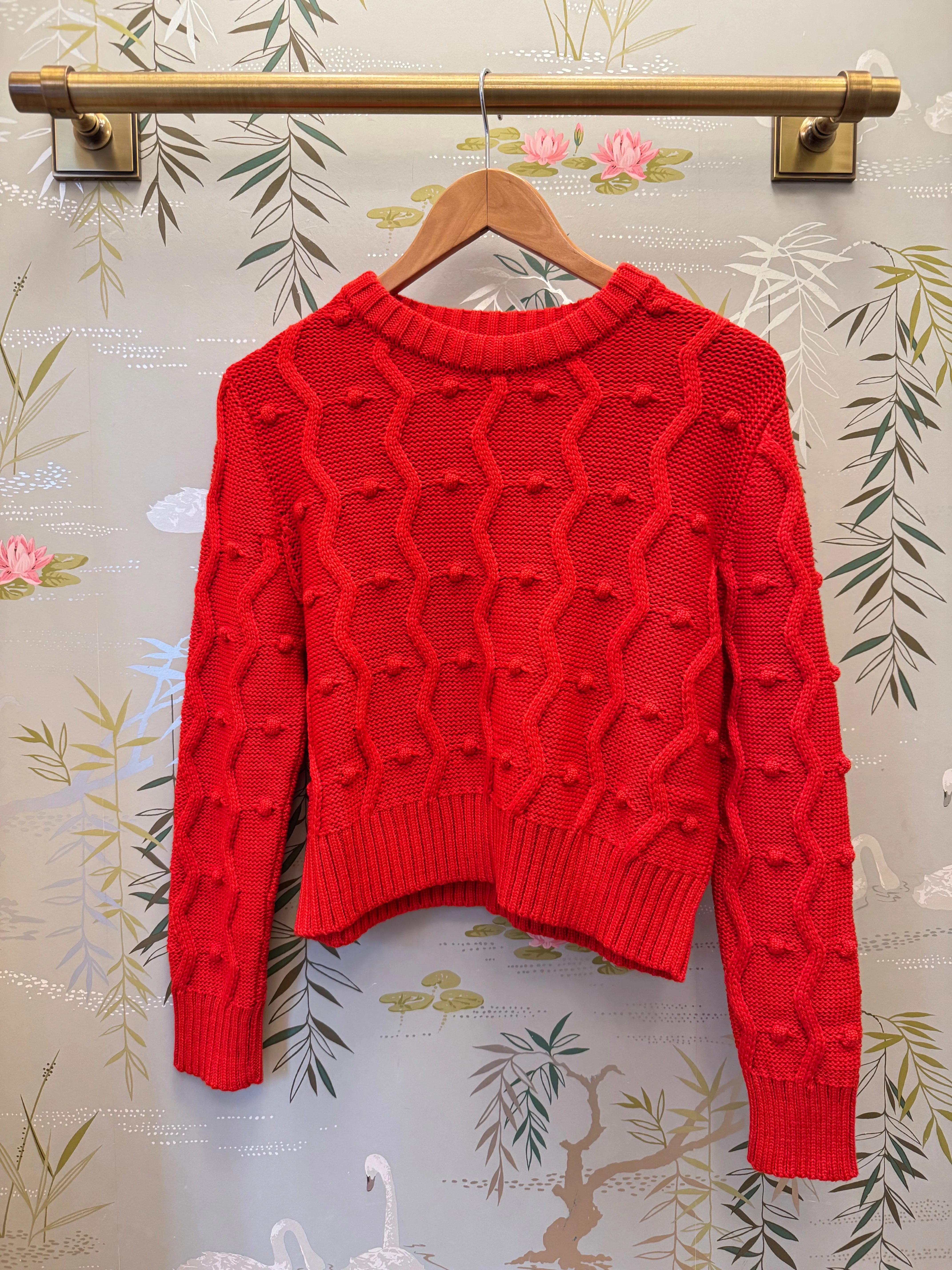 GiGi Bubble Sweater Red Timeless Mood