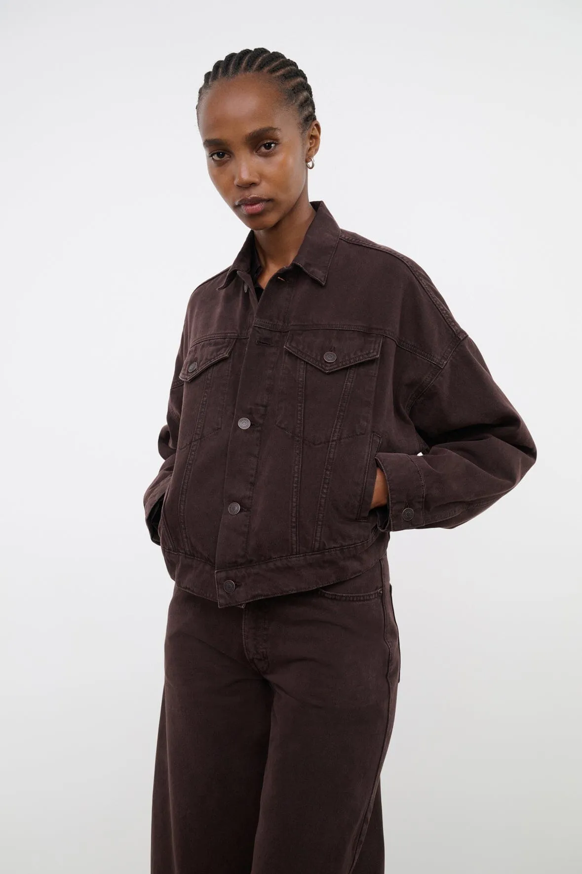 GLEN DENIM JACKET | EARTH durable material