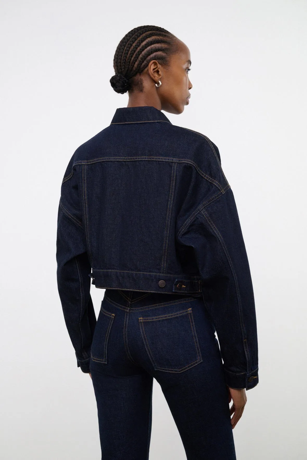 GLEN DENIM JACKET | INDIGO free movement