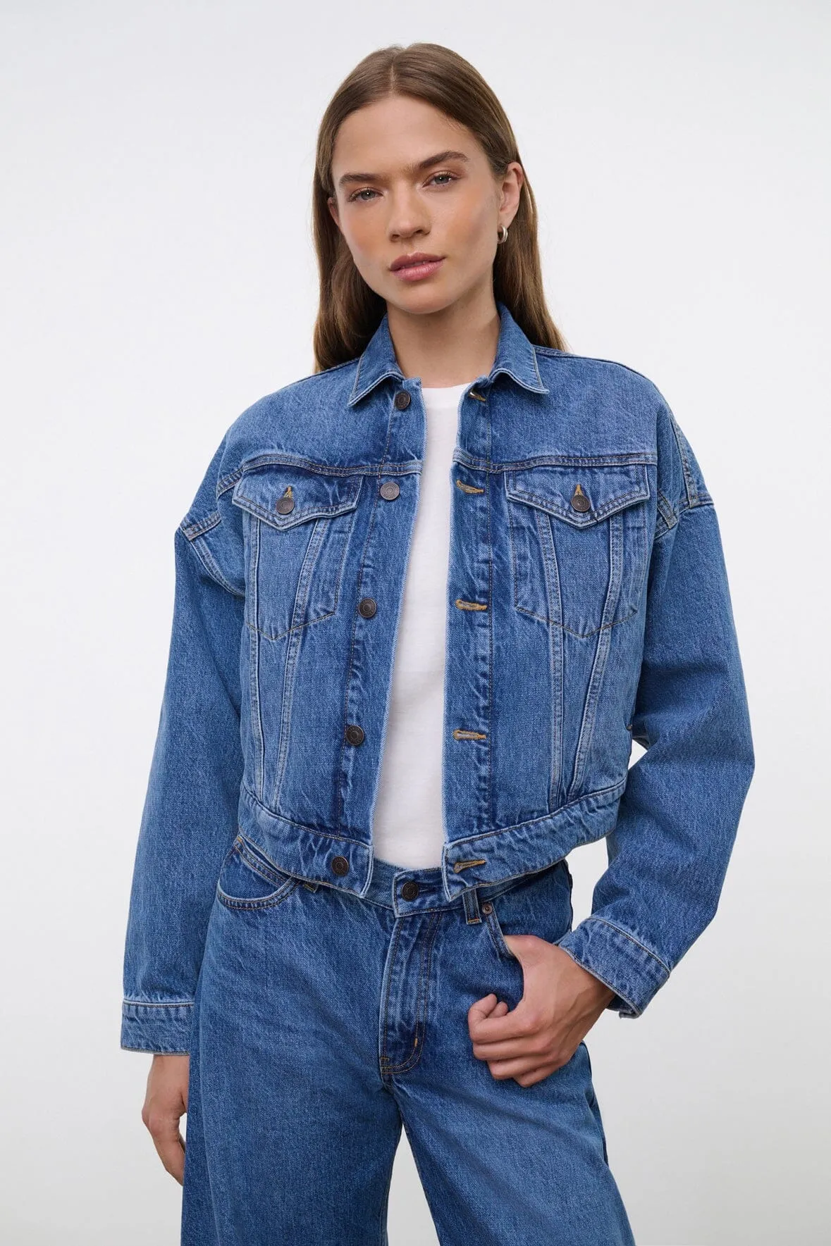 GLEN DENIM JACKET | VINTAGE WASH multi occasion