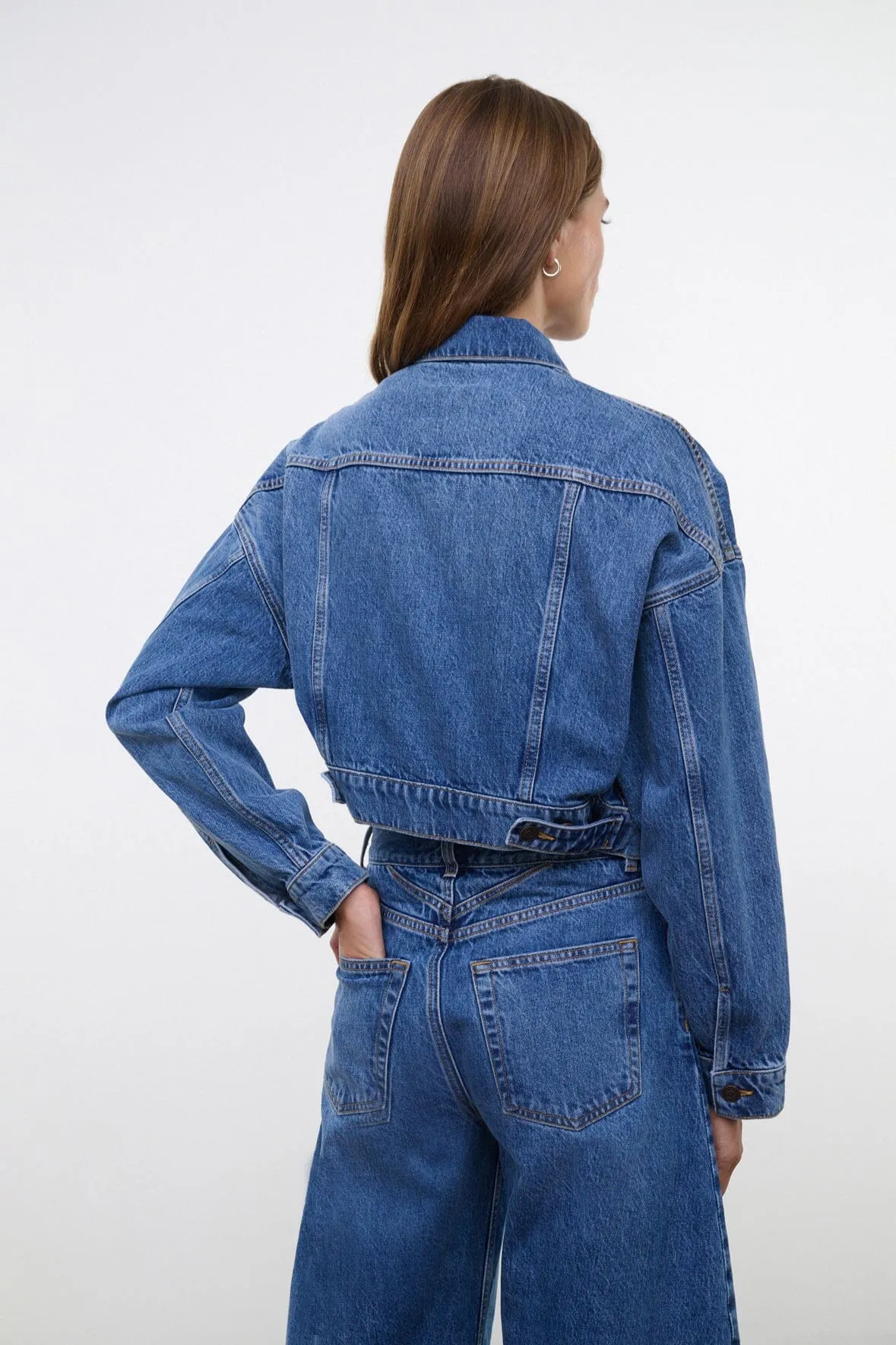 GLEN DENIM JACKET | VINTAGE WASH dry trail