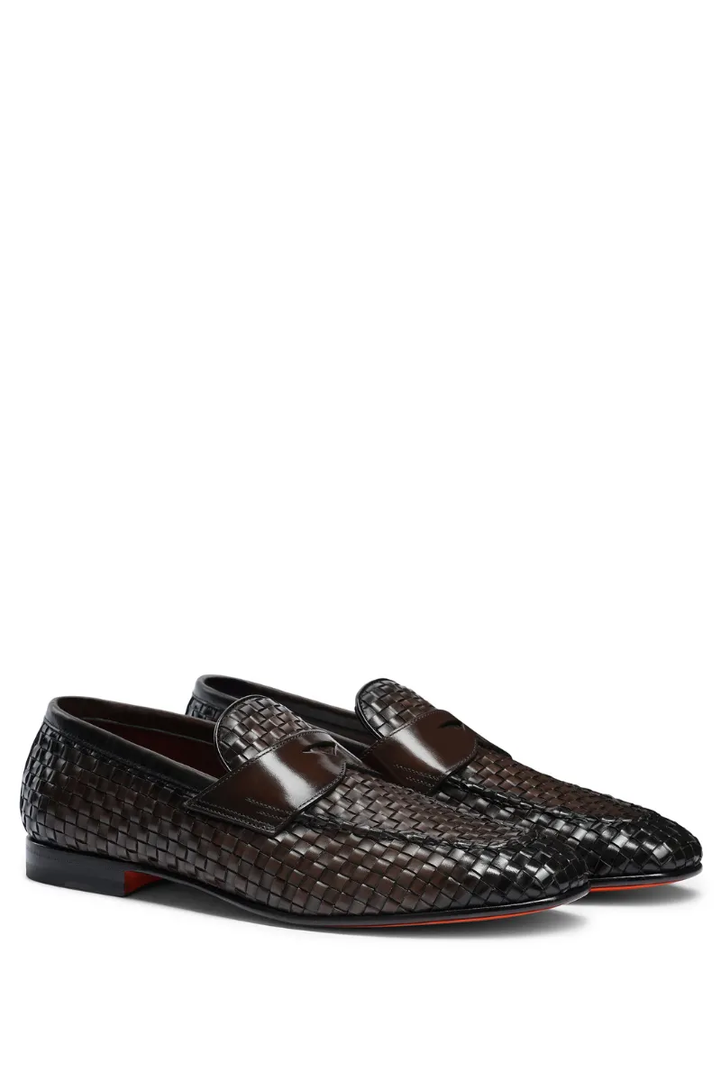 Gwendal Woven Loafers campus style