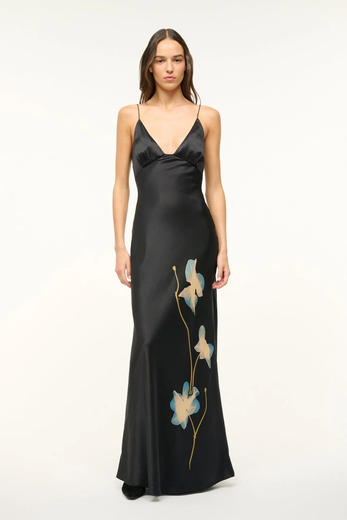 HANK SILK DRESS | BOTANICAL SHADOWS layered feel