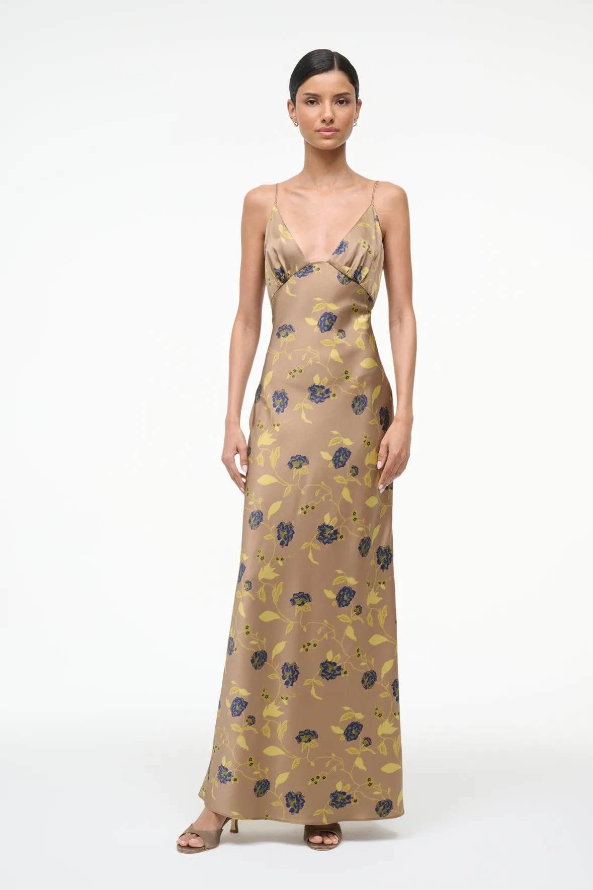 HANK SILK DRESS | VINTAGE FLORAL chill mood