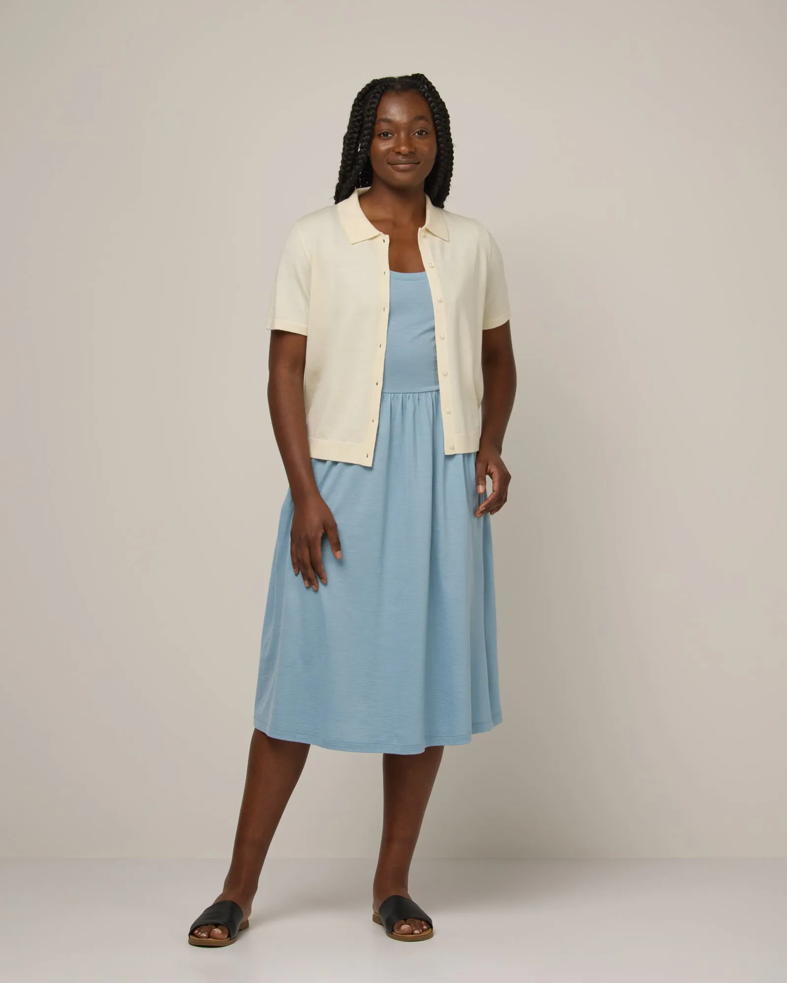 Harper Collared Sweater Work Layer
