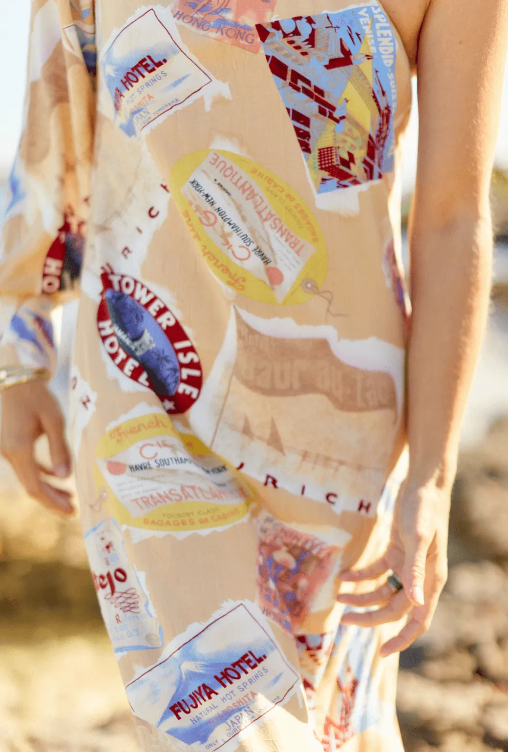 Hera Dress - Hotel Stamp chic twist