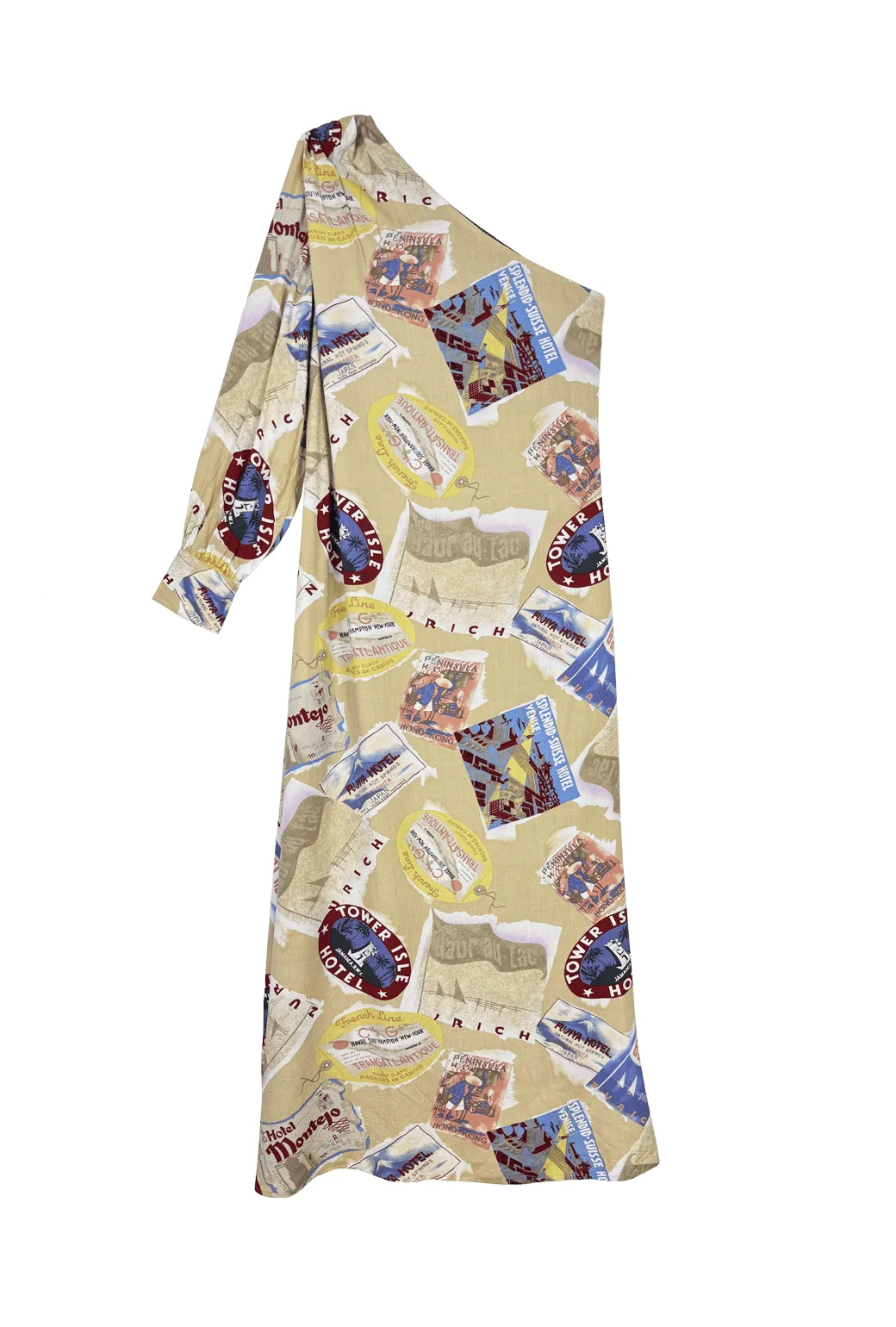 Hera Dress - Hotel Stamp comfy glow