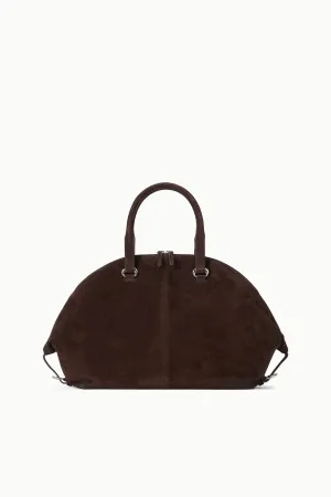 HESTER SATCHEL | ESPRESSO SUEDE clean vibe