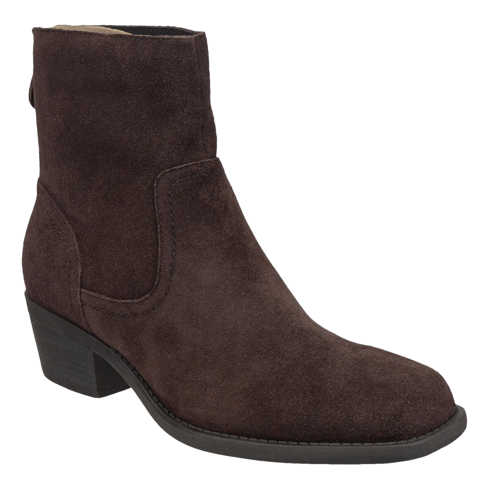 HOMESTEAD in COFFEE Heeled Ankle Boots Outdoor guard