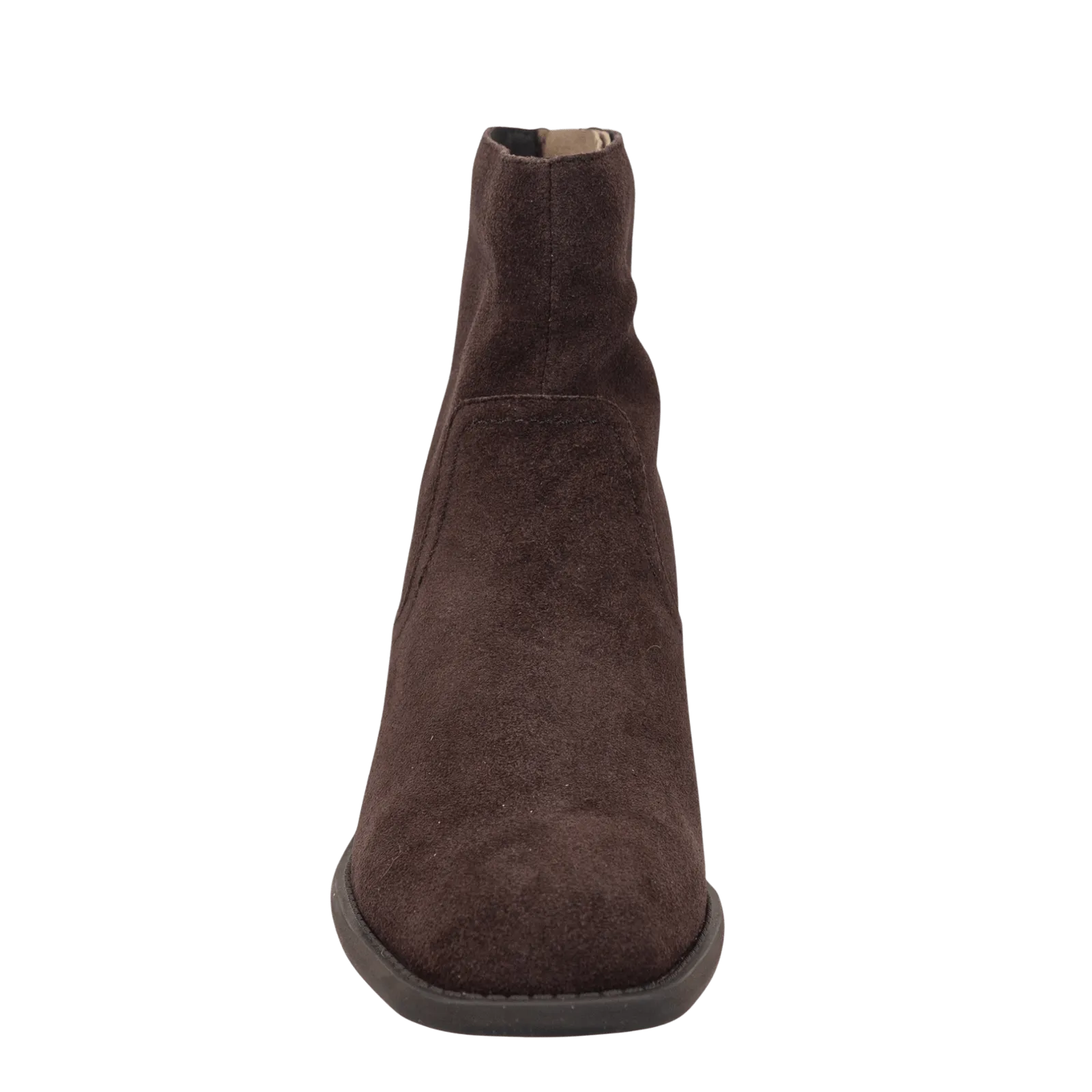 HOMESTEAD in COFFEE Heeled Ankle Boots Color patch