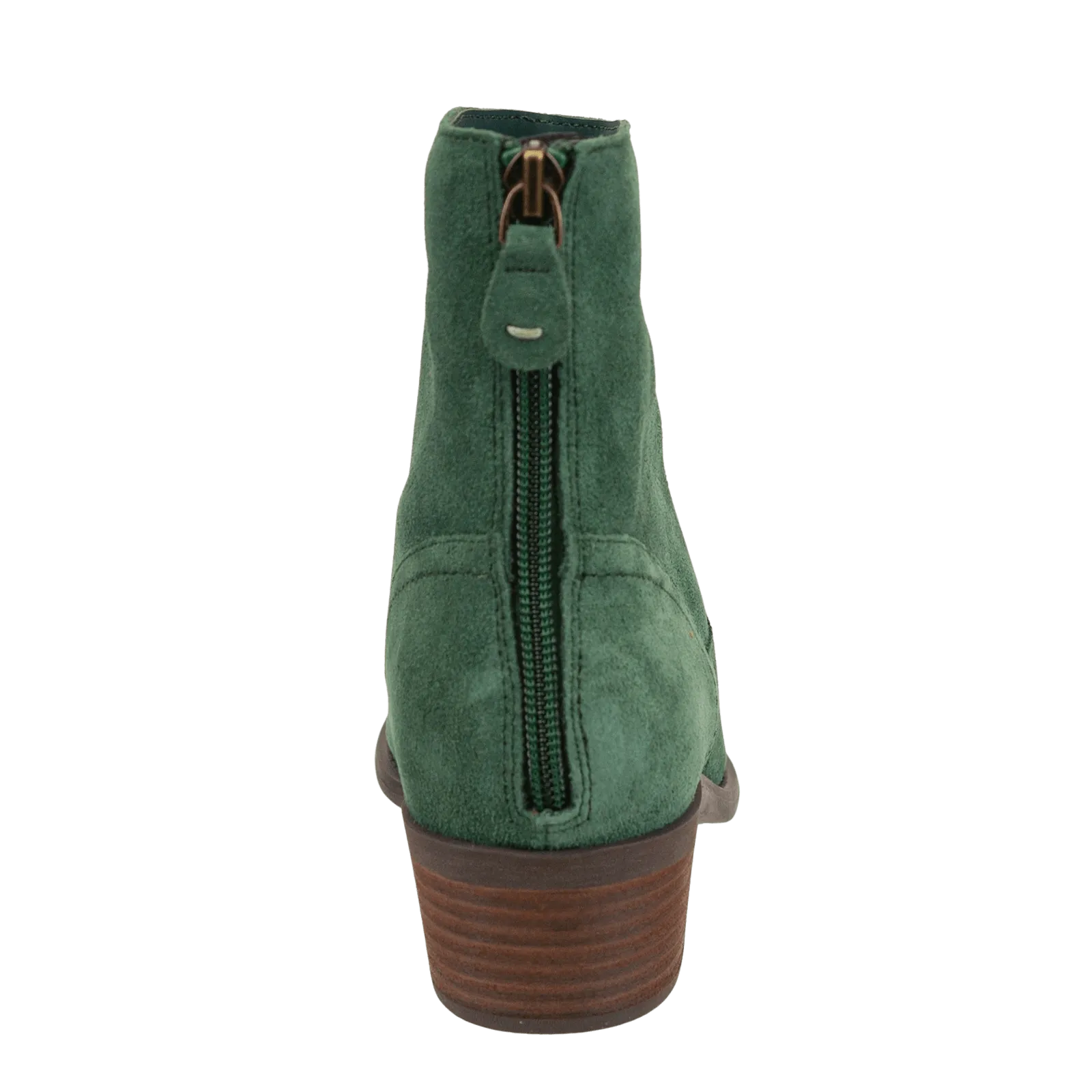 HOMESTEAD in DARK GREEN Heeled Ankle Boots Tear resistant