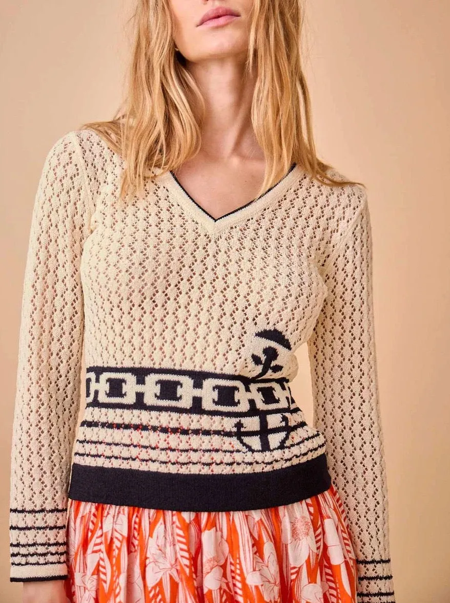 Hunter Bell Skylar Sweater Anchor Smart Layer