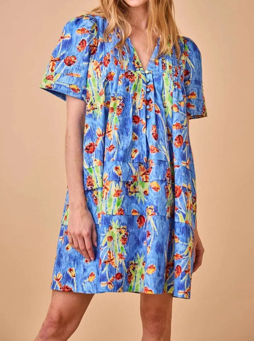 Hunter Bell Youjin Dress Tulip Bouquet luxury ease