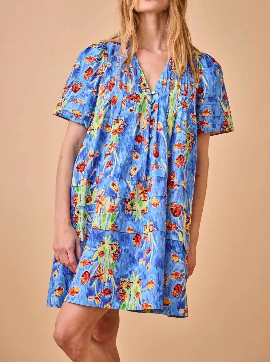 Hunter Bell Youjin Dress Tulip Bouquet photo ready