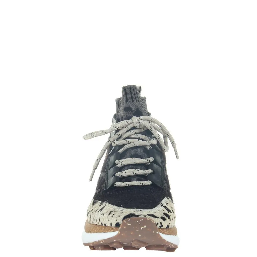 HYBRID in ANIMAL PRINT High Top Sneakers flex light