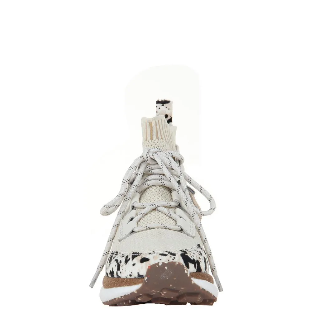 HYBRID in CHAMOIS High Top Sneakers easy walk