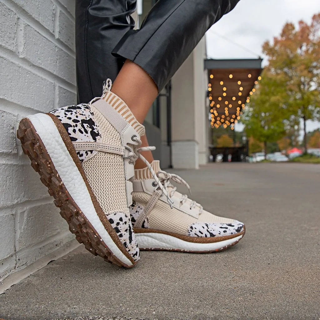 HYBRID in CHAMOIS High Top Sneakers quick lace