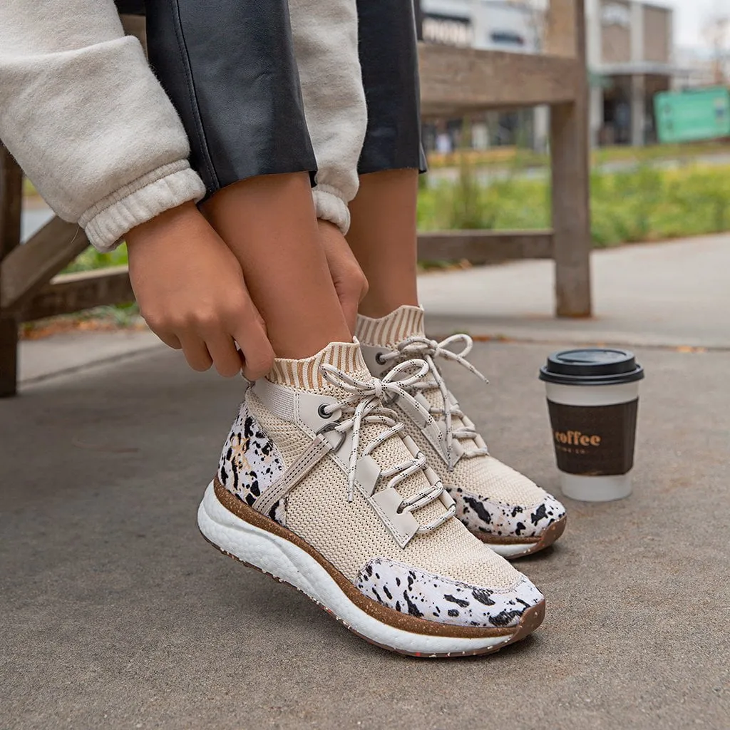 HYBRID in CHAMOIS High Top Sneakers multi function