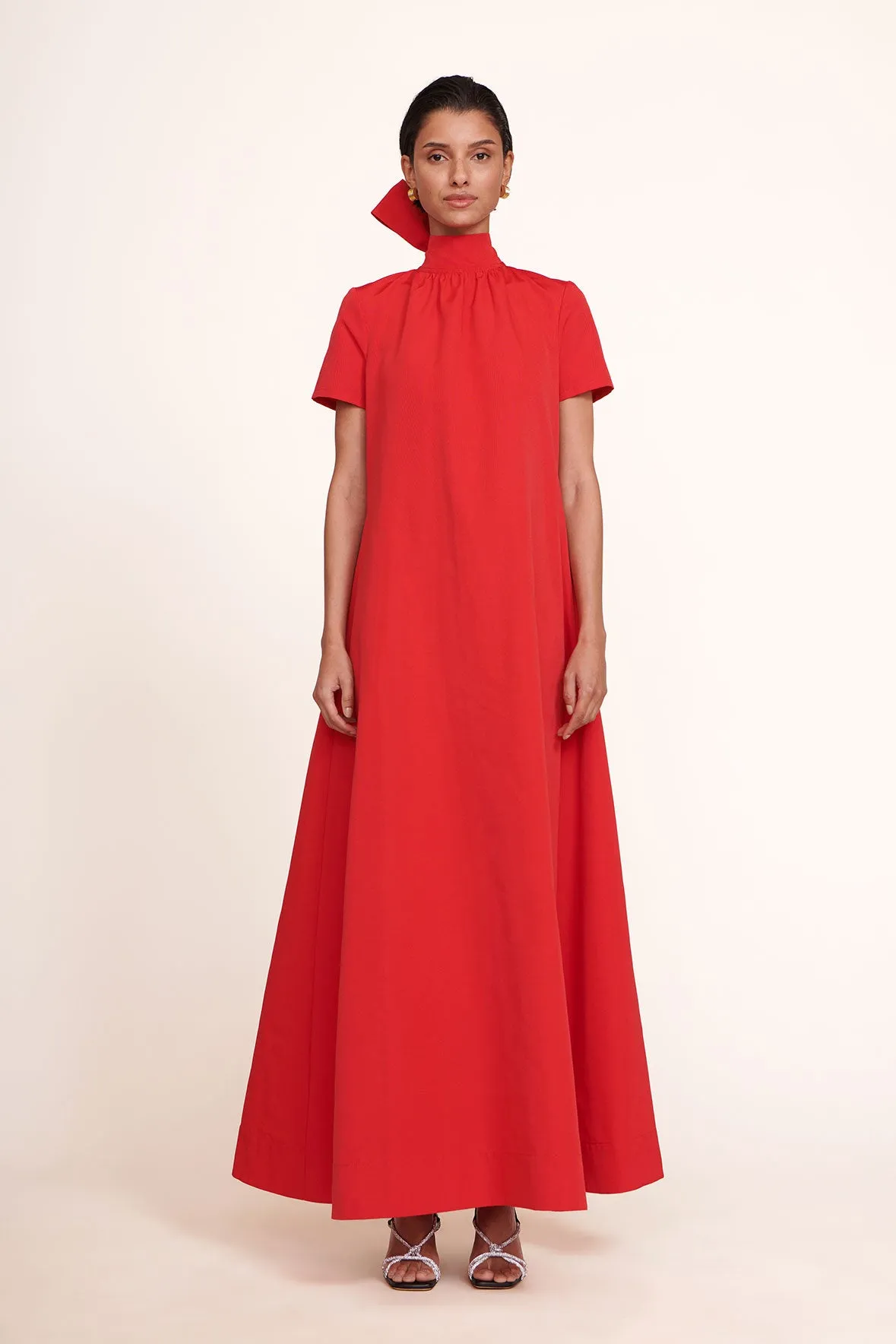 ILANA DRESS | POINSETTIA soft touch