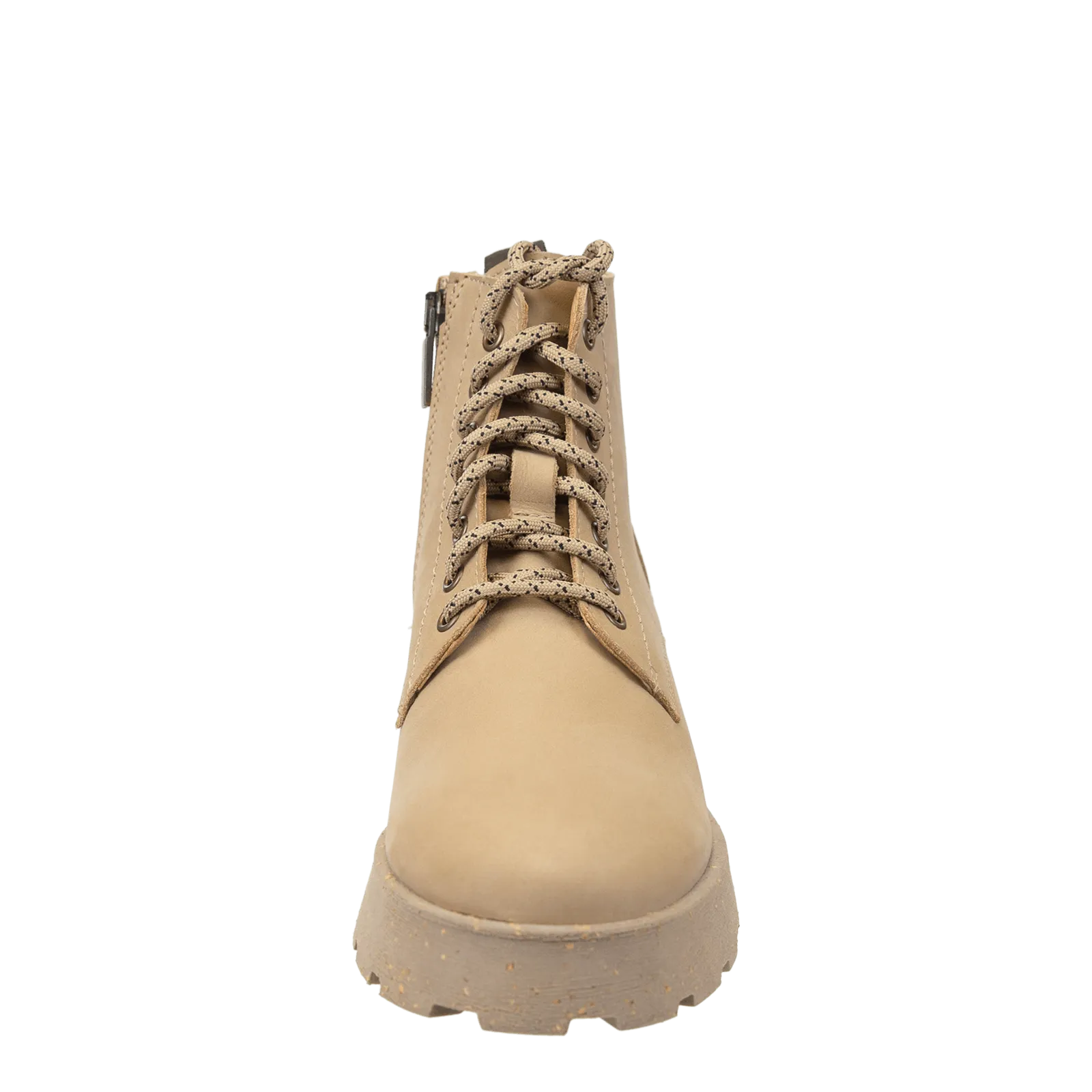IMMERSE in BEIGE Heeled Cold Weather Boots Shock sole