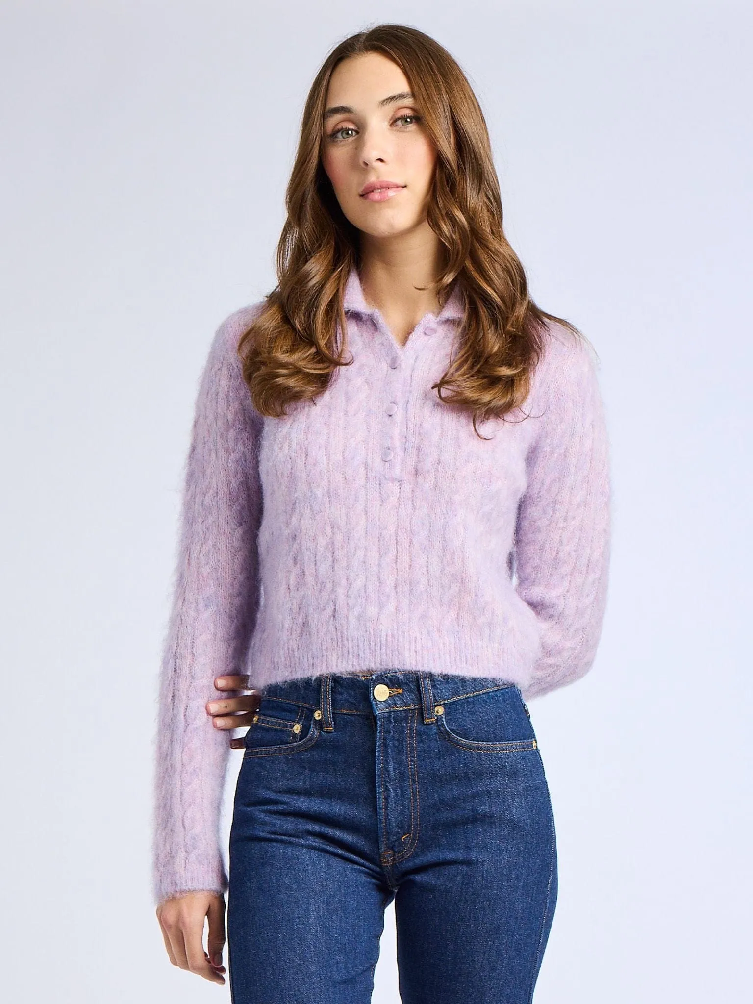 Ingrid Henley in Lilac Gentle Touch
