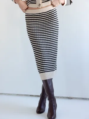 Iris Knit Pencil Skirt comfy feel