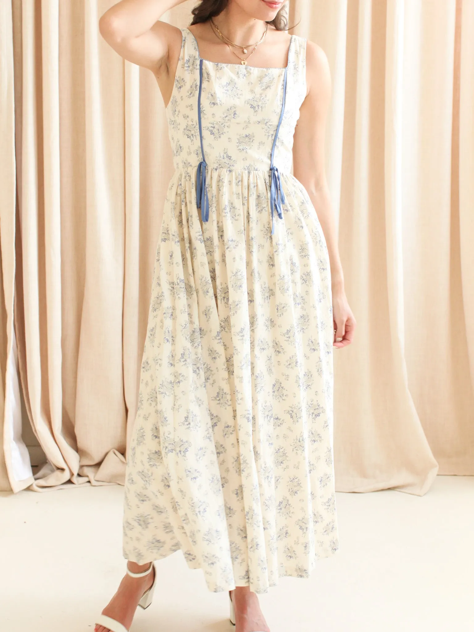 Isla Floral Tank Dress playful chic