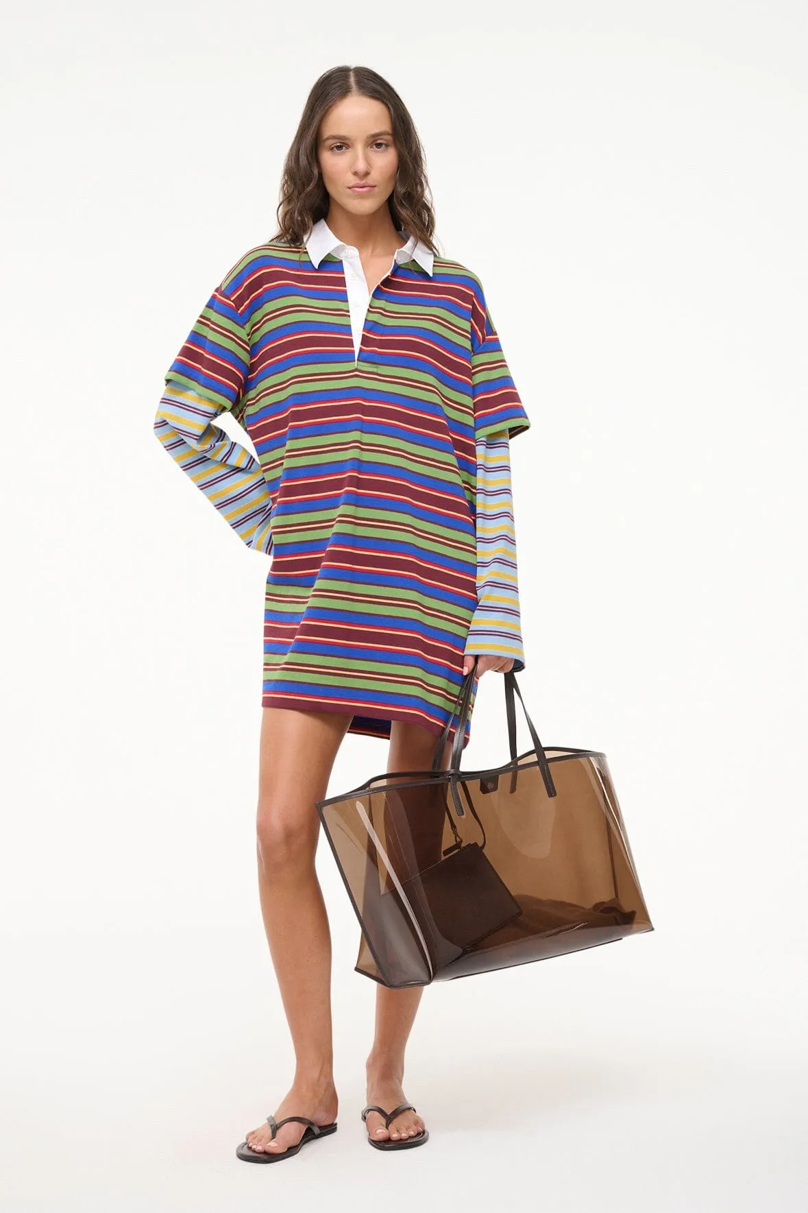 IVAR DRESS | SPECTRUM STRIPE LINUS STRIPE modern muse