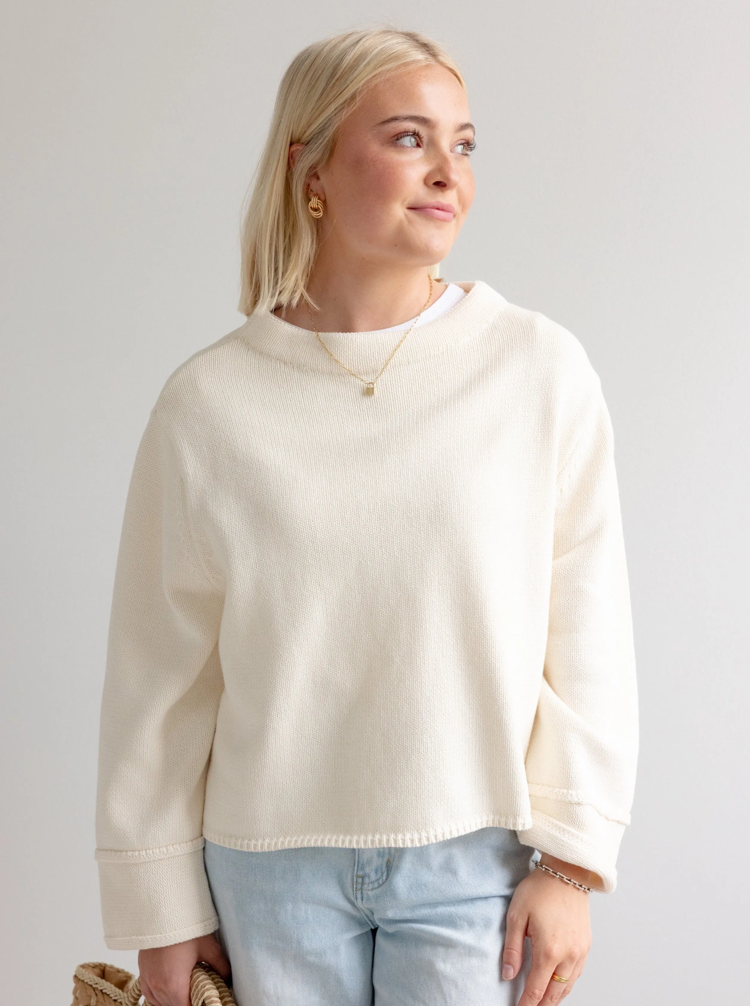 Ivory Kensington Knit Winter Soft