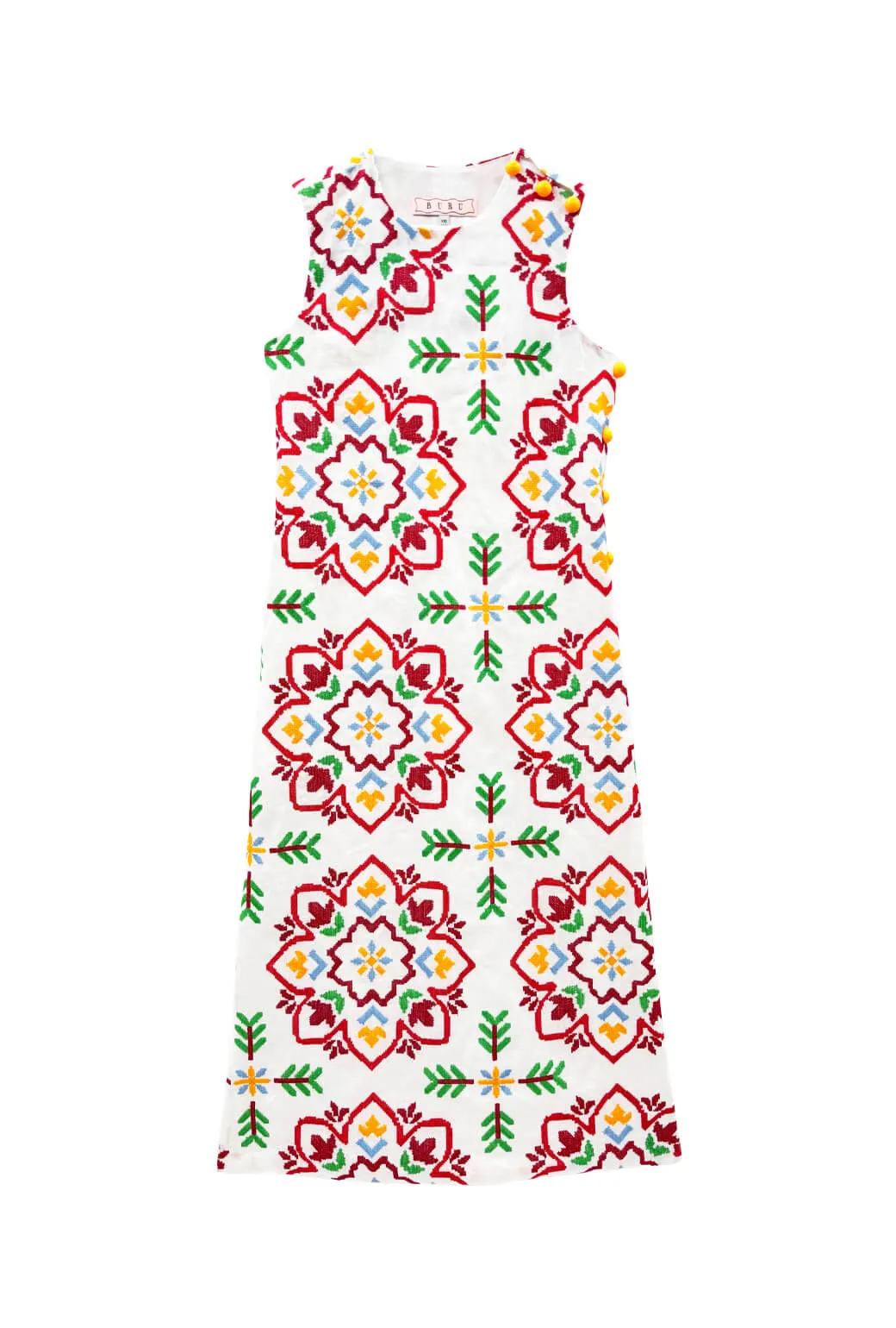 Jackie Dress Tea Length - Cross Stitch calm glow