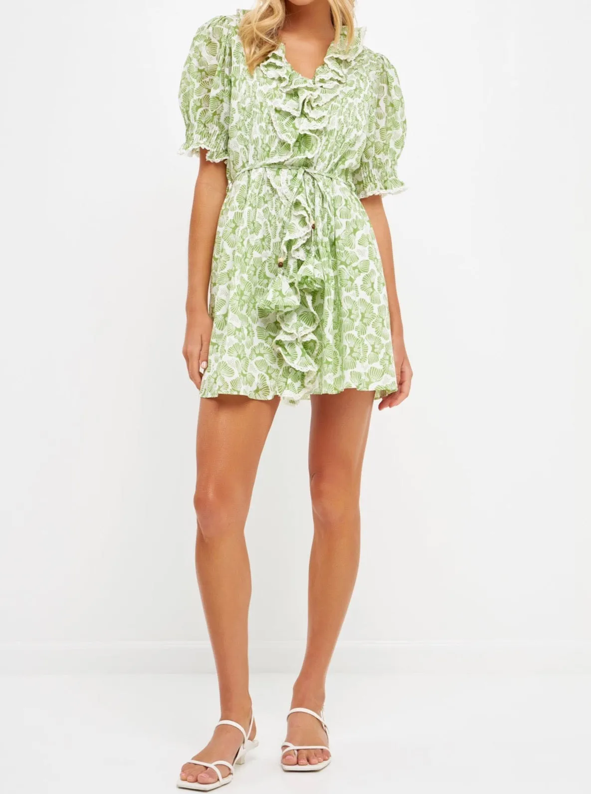 Jade Ruffle Dress chic twist
