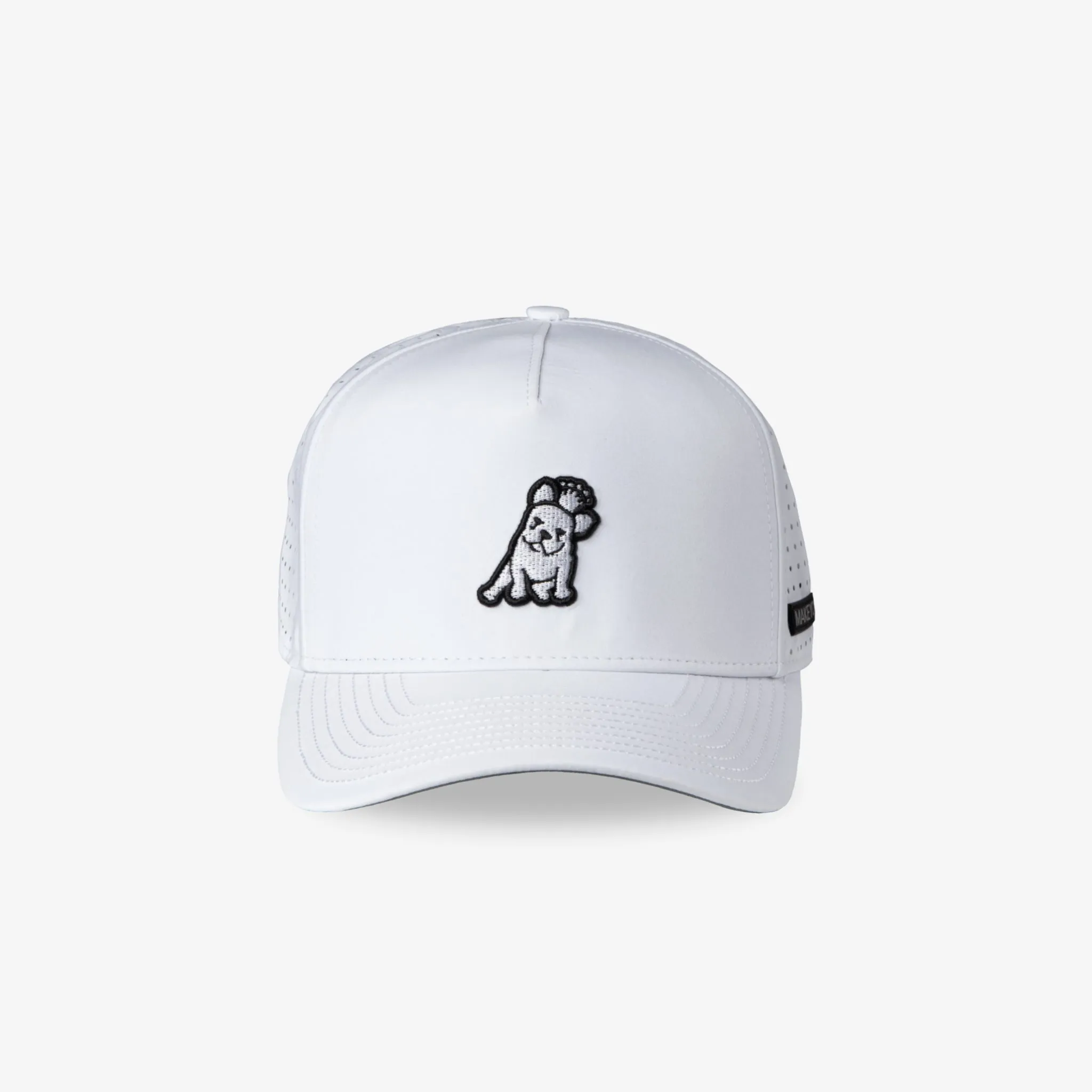 James Bark White Recycled Cap hike ready