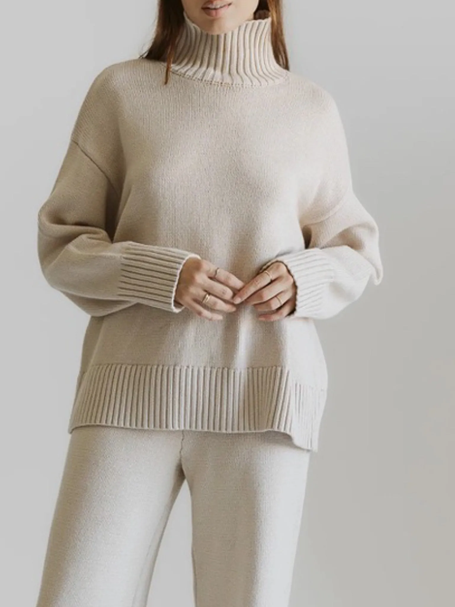 Jamie Turtleneck Sweater Street Vibe