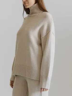 Jamie Turtleneck Sweater Campus Feel