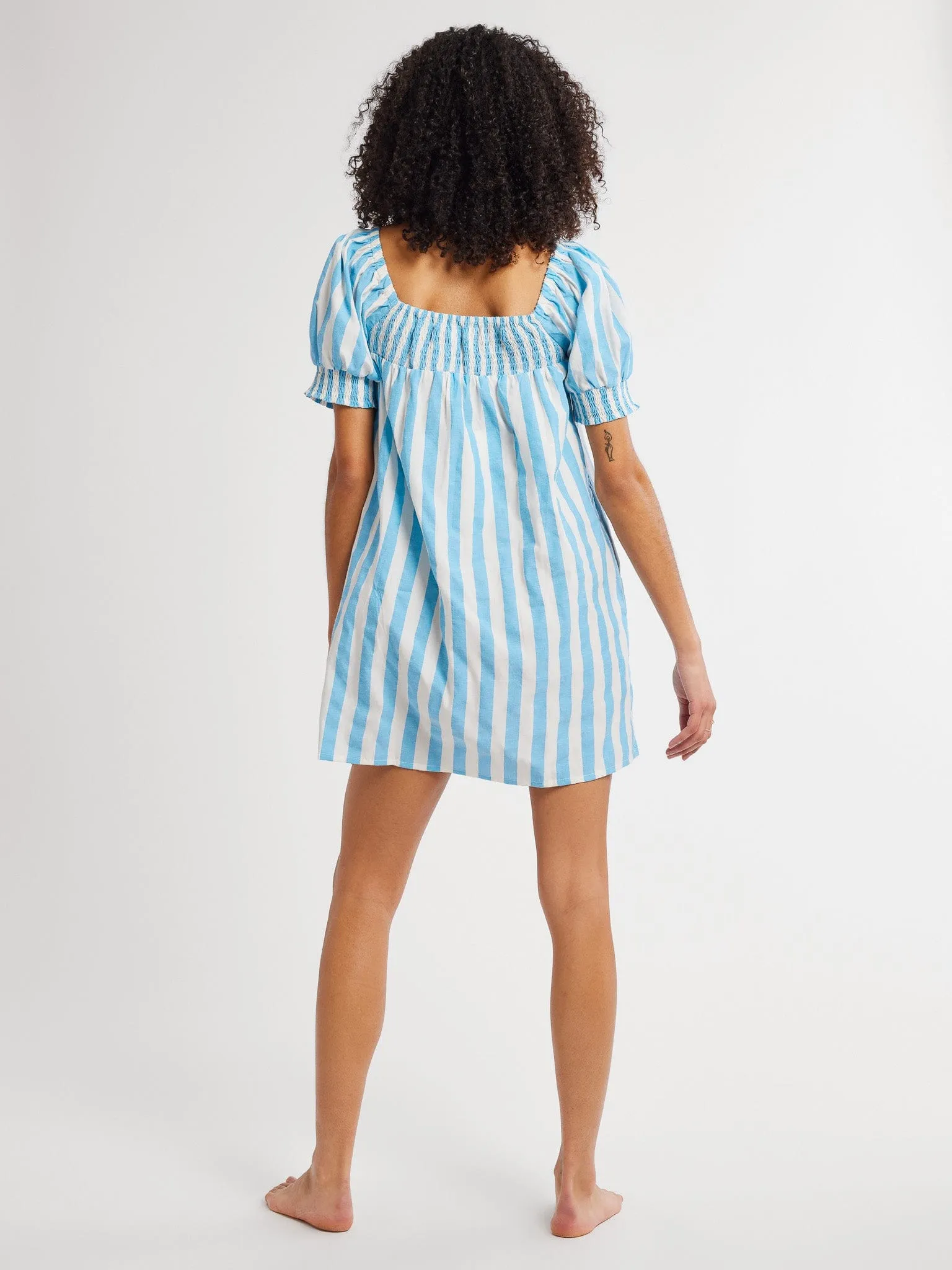 Jane Dress in Atoll Stripe urban style