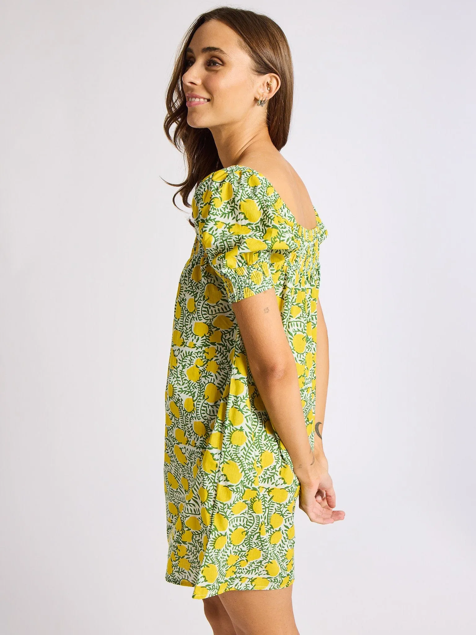 Jane Dress in Lemons easy charm