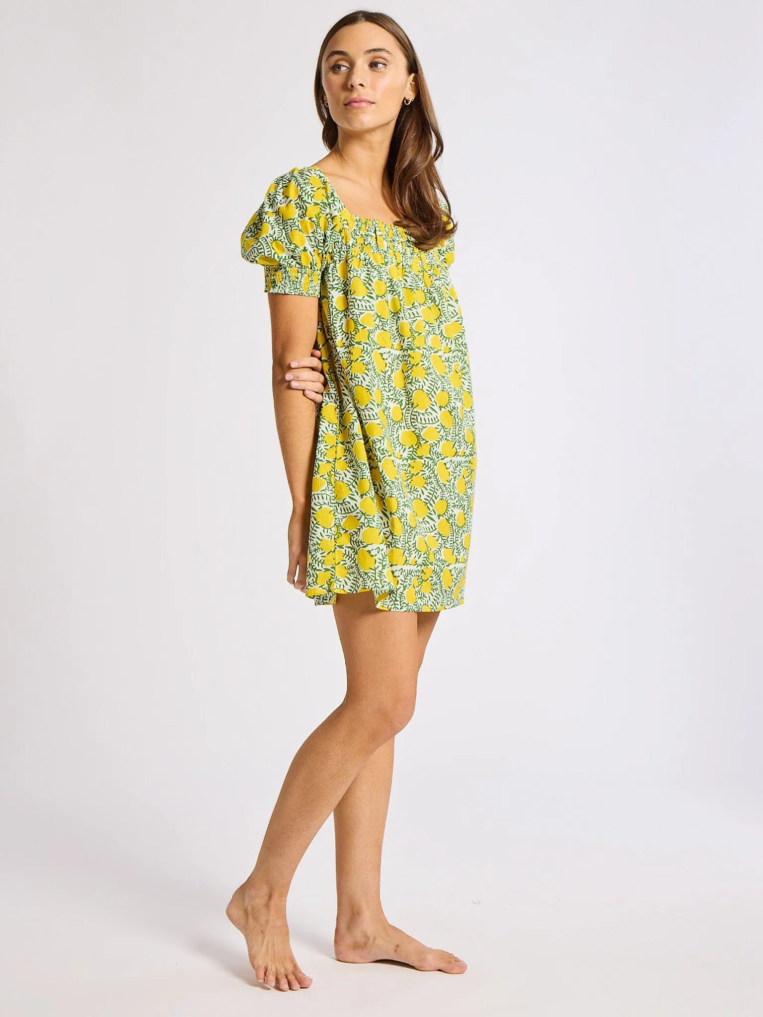 Jane Dress in Lemons timeless fit