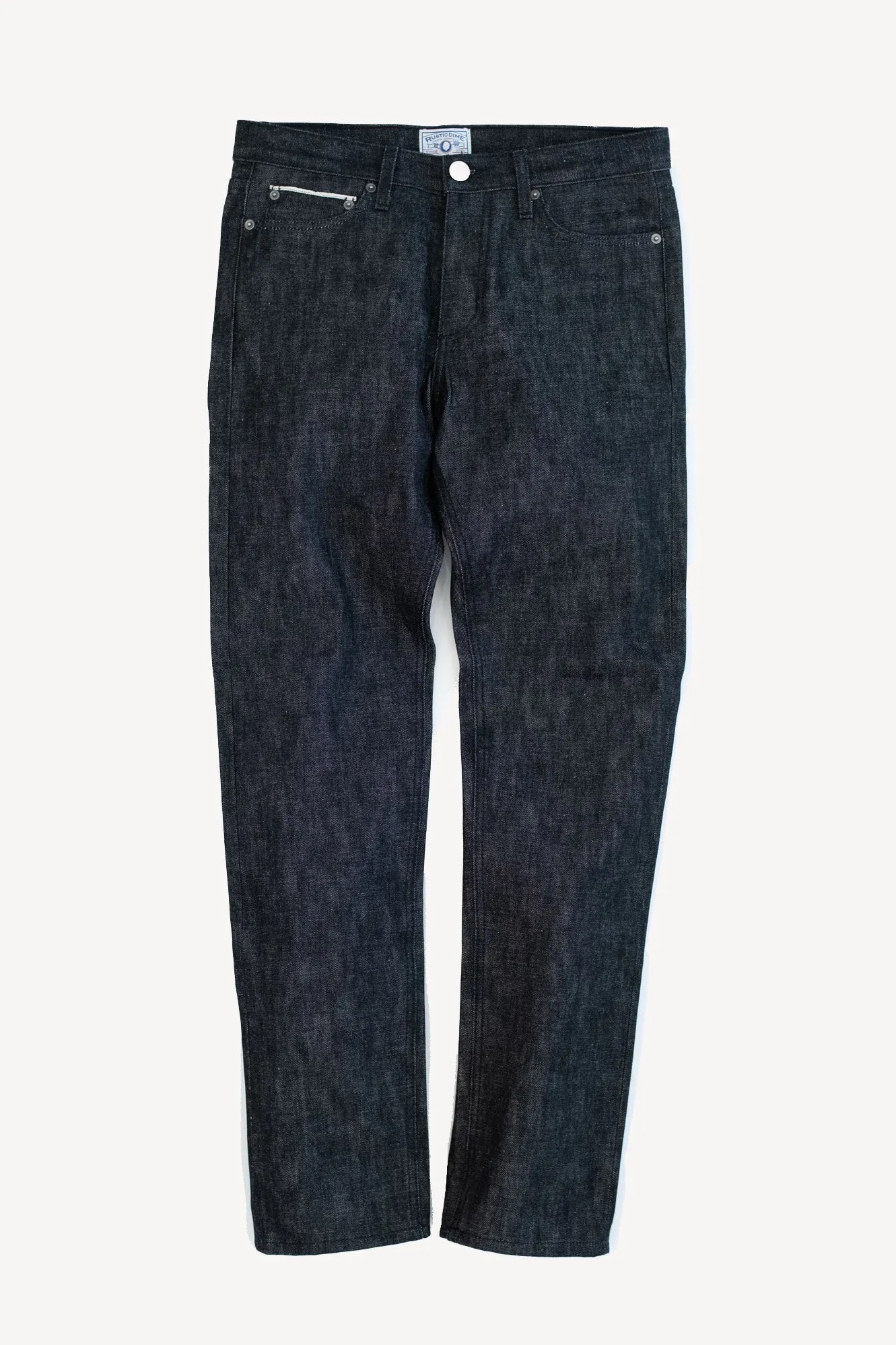 Japanese Black Raw | Slim Straight Selvedge Denim casual comfort