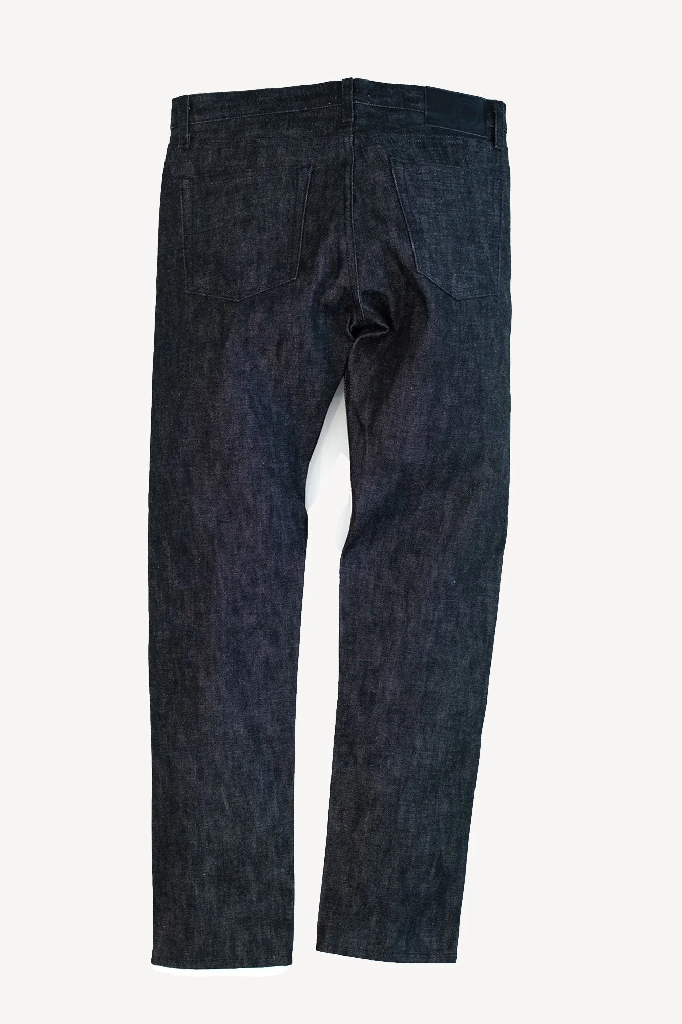 Japanese Black Raw | Slim Straight Selvedge Denim multi function pants
