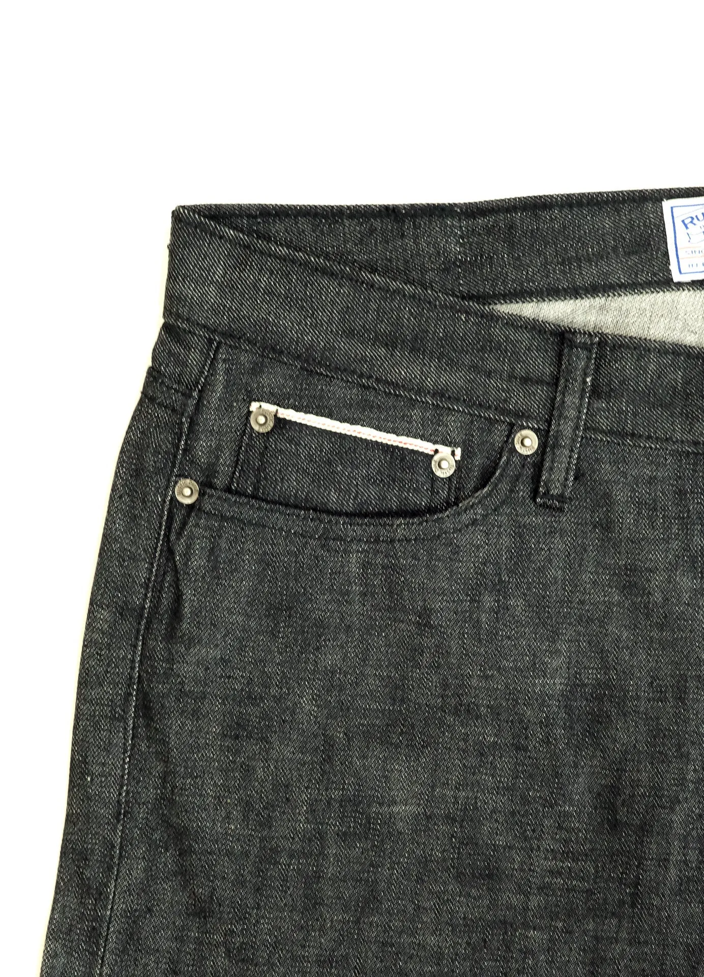 Japanese Black Raw | Slim Straight Selvedge Denim classical fit