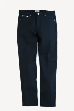 Japanese Jet Black | Slim Straight Selvedge Denim trendy style