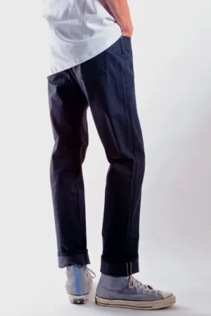 Japanese Moonlight Blue | Slim Straight Selvedge Denim street trend