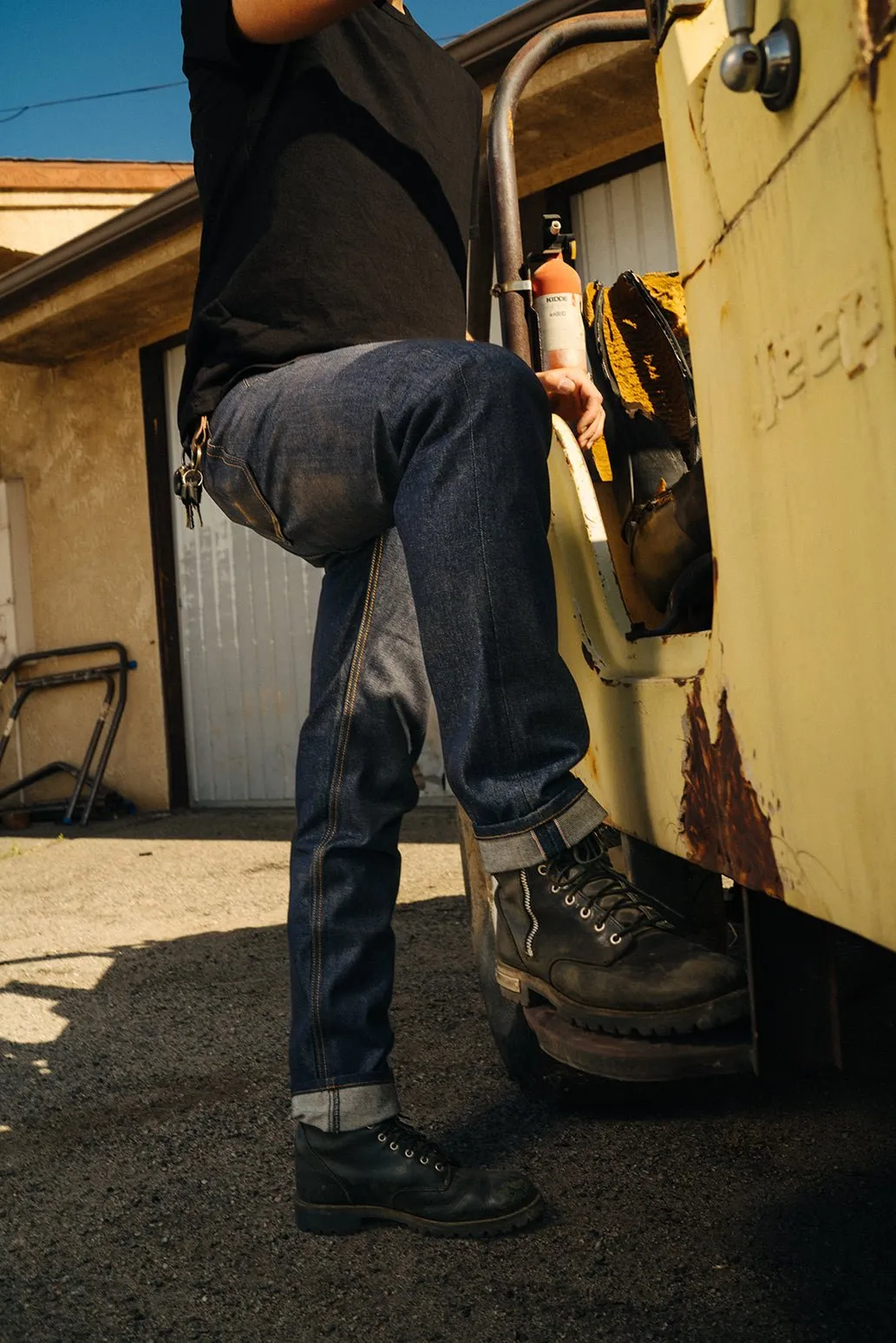 Japanese Raw Denim | Slim Straight Selvedge Denim classical must-have