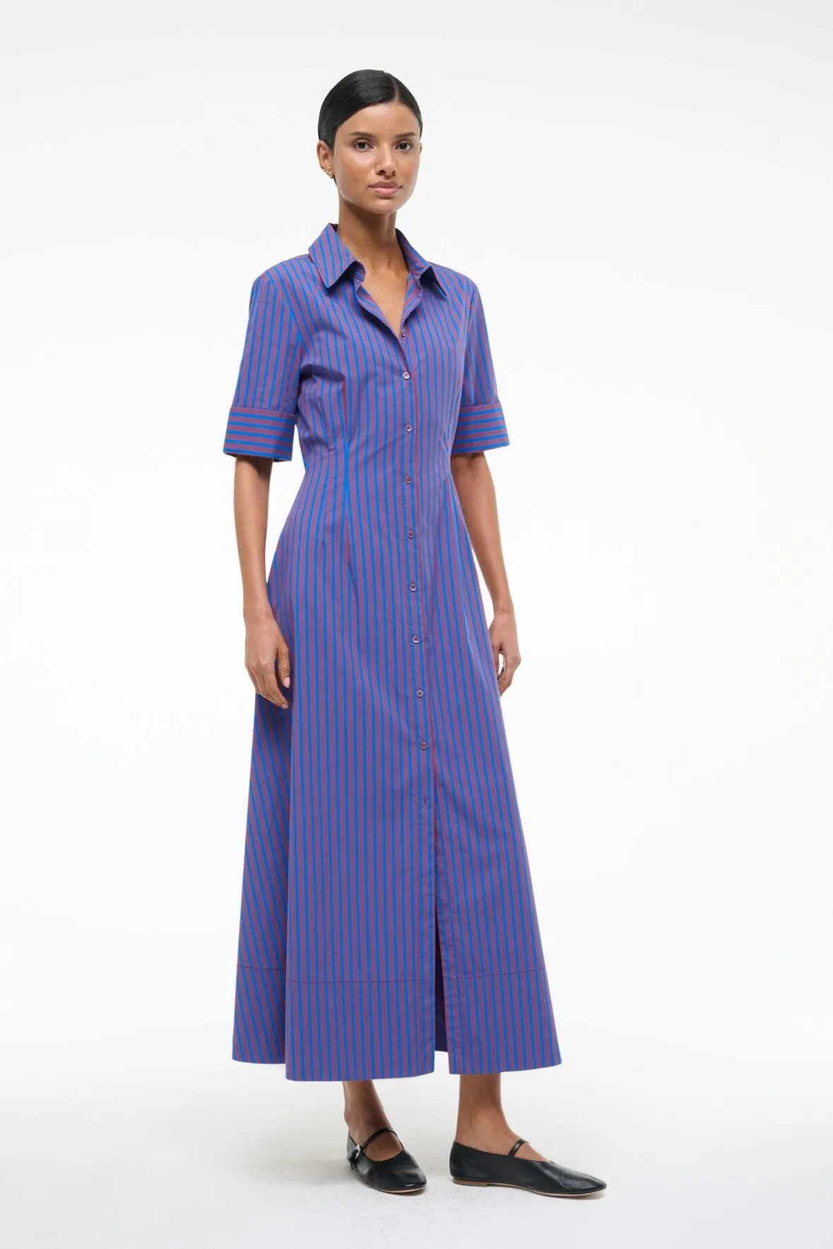 JOAN DRESS | ATLAS STRIPE lighthearted tone