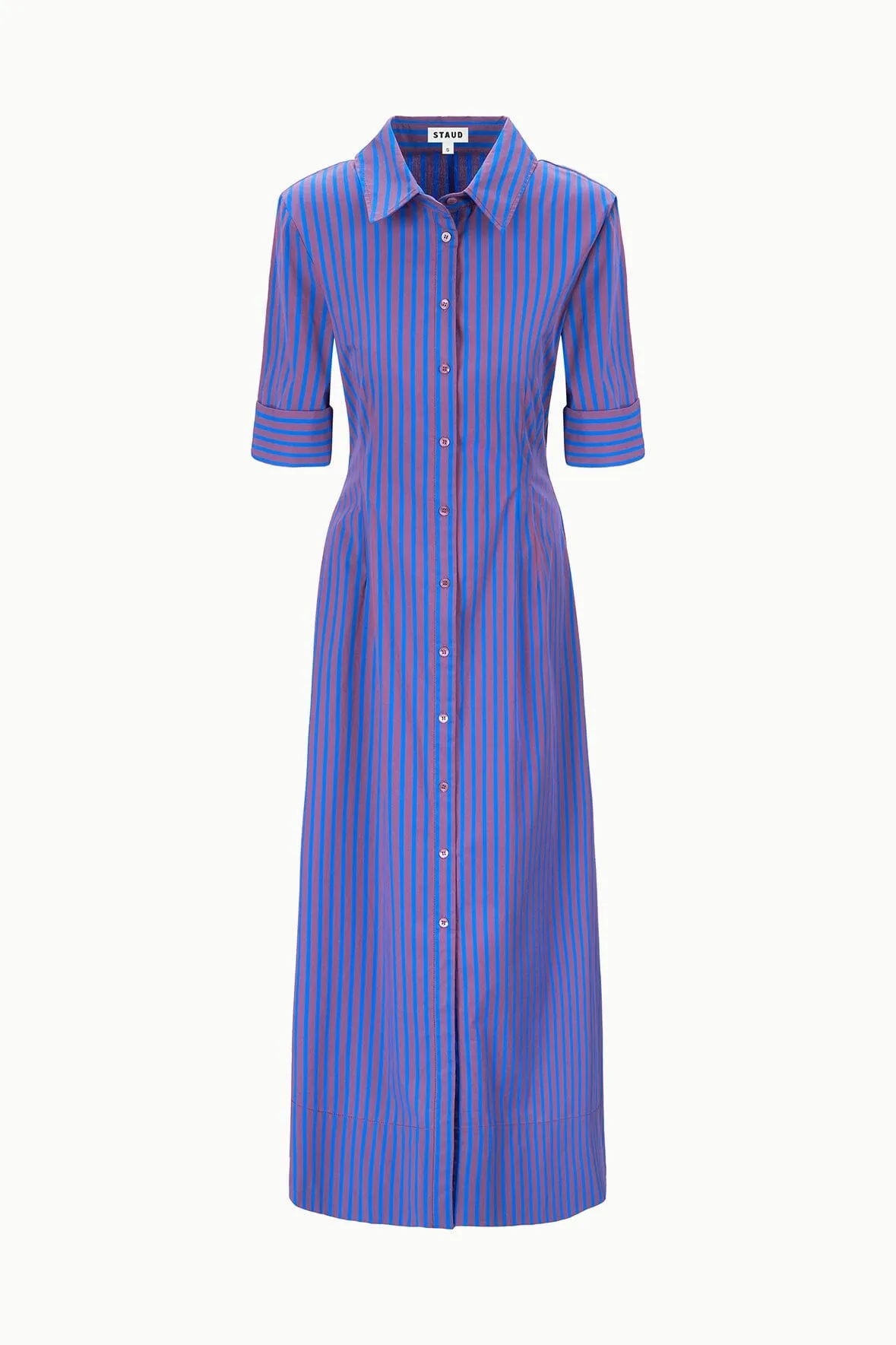 JOAN DRESS | ATLAS STRIPE neutral tone