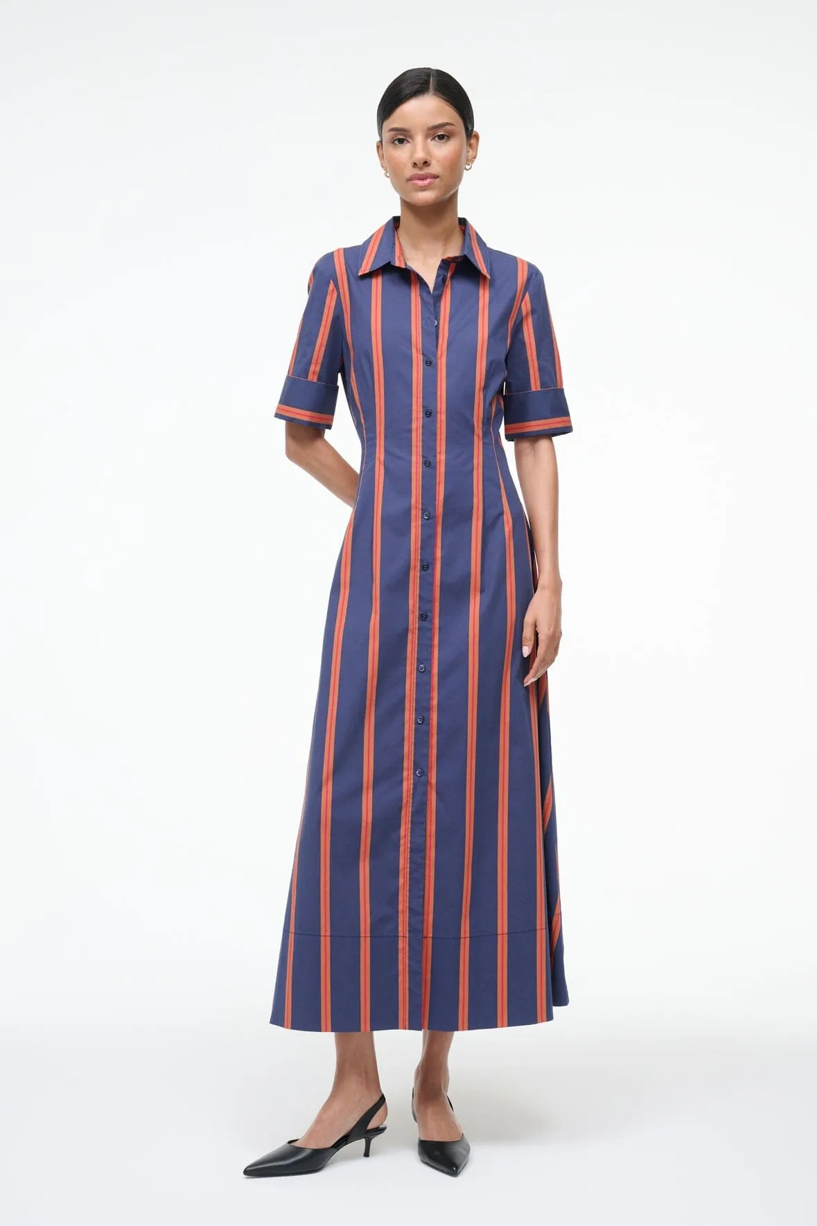 JOAN DRESS | RAILROAD STRIPE sunshine days